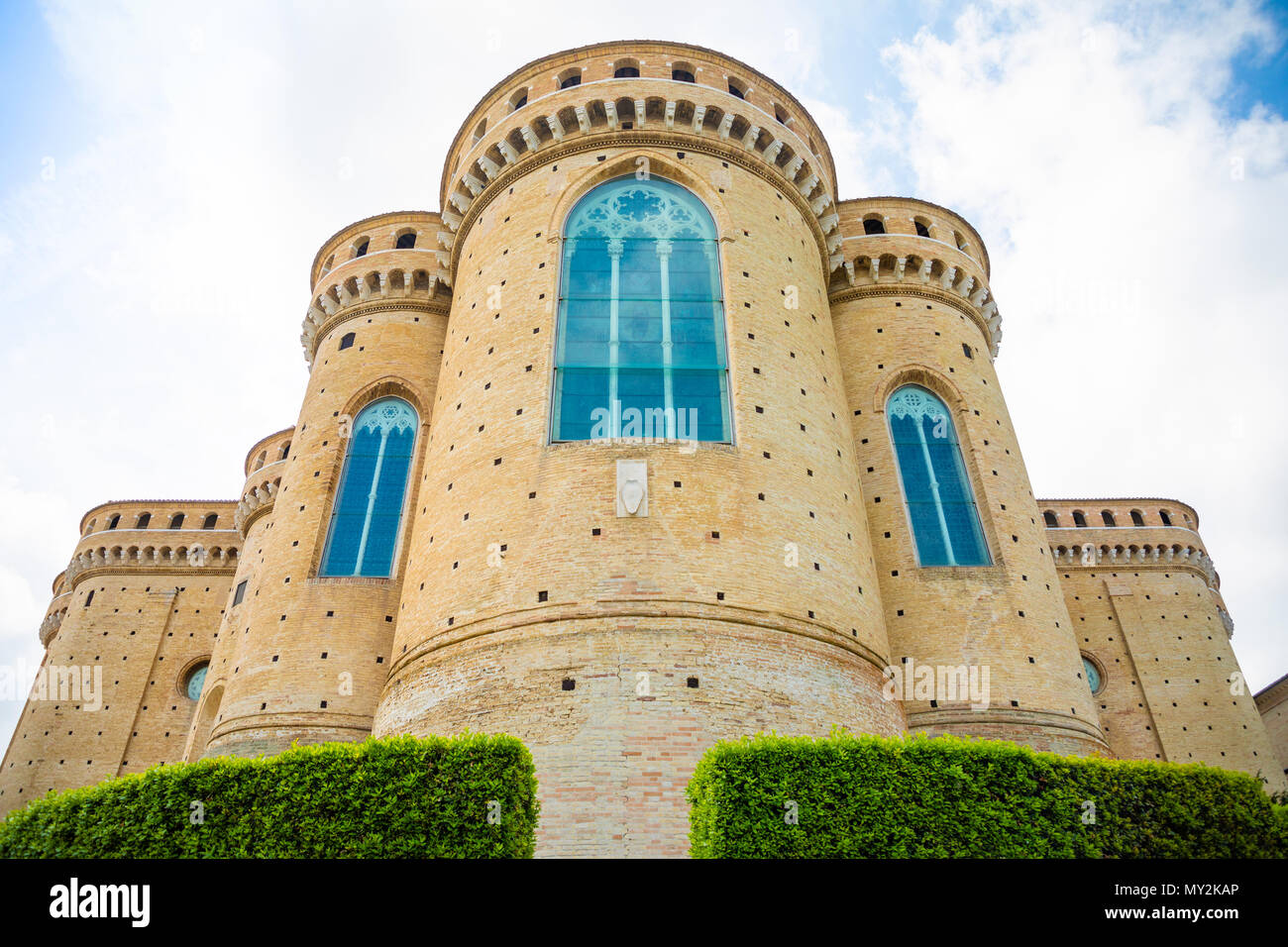 Sanctuaire de la Santa Casa, l'abside de la basilique de Loreto, Italie Banque D'Images