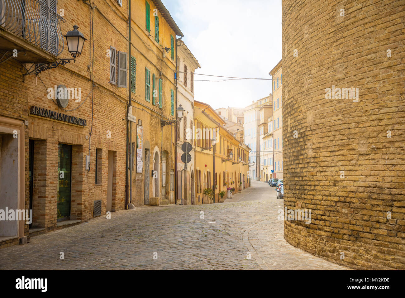 Loreto, Ancona, Italie - 8.05.2018 : Sanctuaire de la Santa Casa, l'abside de la basilique de Loreto, Italie Banque D'Images