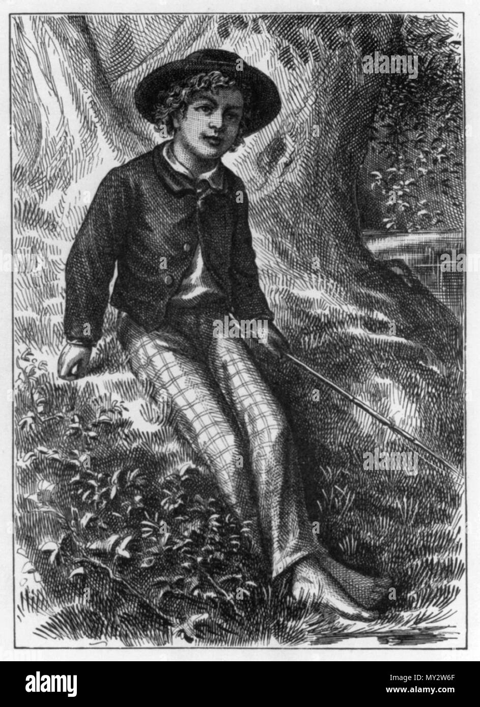 . Frontispice de Les Aventures de Tom Sawyer de Mark Twain (1re éd., 1876) : [pêche] Tom Sawyer . 1876. Vrai Williams (1839-1897) Noms alternatifs Truman O. Williams Description American illustrator Date de naissance/décès 22 Mars 1839 23 novembre 1897 Lieu de naissance/décès Allegany Comté Chicago contrôle d'autorité : Q18910600 VIAF : 60352171 ISNI : 0000 0000 6637 0582 RCAC : n79032763 SUDOC : 054056578 BIBSYS : 12003793 531 WorldCat Tom Sawyer 1876 frontispice Banque D'Images