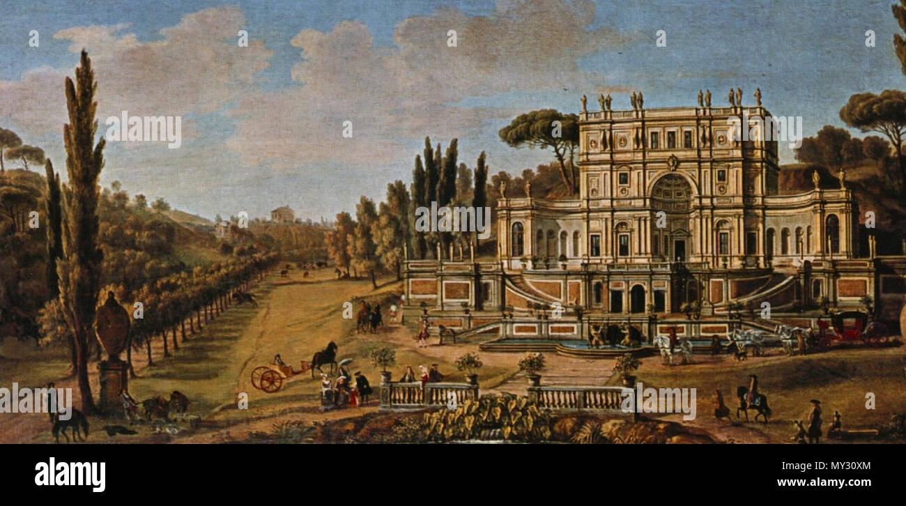 . Italiano : Villa Sacchetti al Pigneto . tournant du 17/18 siècle. Gaspar Van Wittel (1653-1736) Noms alternatifs Adriaensz. van Wietel Jasper, Caspar Adriaensz. Van Wittel, Gaspar Van Wittel. Adriaensz, Gaspar Van Wittel, Gasparo degli Occhiali, Gaspare Vanvitelli, Gaspare van Vitelli Description peintre, dessinateur et graveur Date de naissance/décès 1652 ou 1656 13 septembre 1736 Lieu de naissance/décès Amersfoort Rome lieu de travail Hoorn (1672-1673), Rome (1674-1694), Florence, Bologne, Ferrare, Venise, Milan, Piacenza, Rome (1697), Naples (1699), Rome (ca. 1711-1736), Banque D'Images