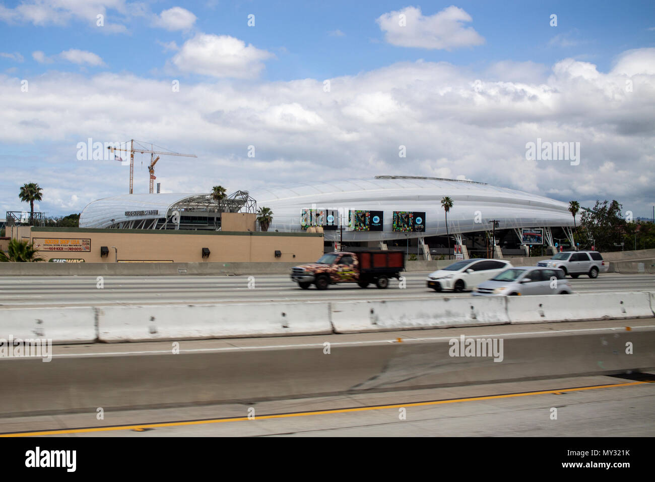 Banc de Californie, Stade de Football Club de Los Angeles. Banque D'Images