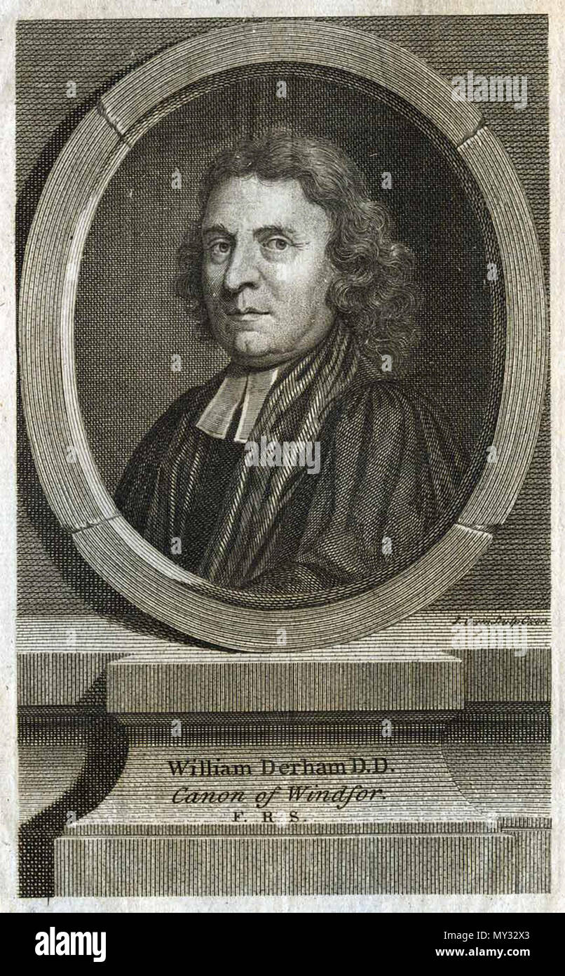 . Anglais : Tableau de William Derham (1657 - 1735), un pasteur anglais et philosophe naturel. 11 mars 2012. Derham William 564 inconnu Banque D'Images