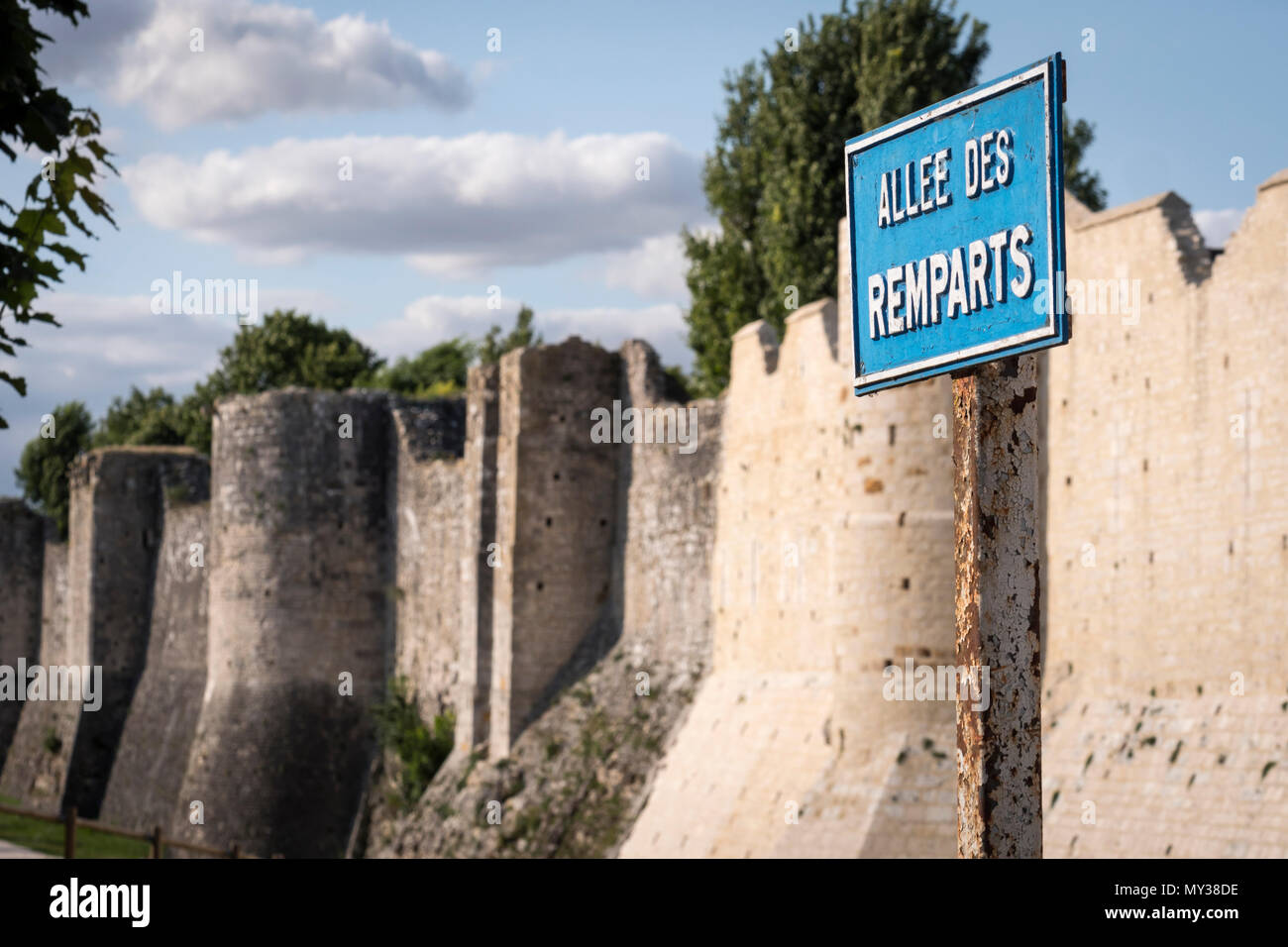 Les Remparts Provins Seine-et-Marne Ile-de-France France Banque D'Images