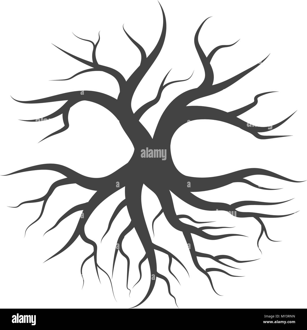 Logos des feuilles de l'arbre vert nature écologie du vecteur de l'élément Illustration de Vecteur