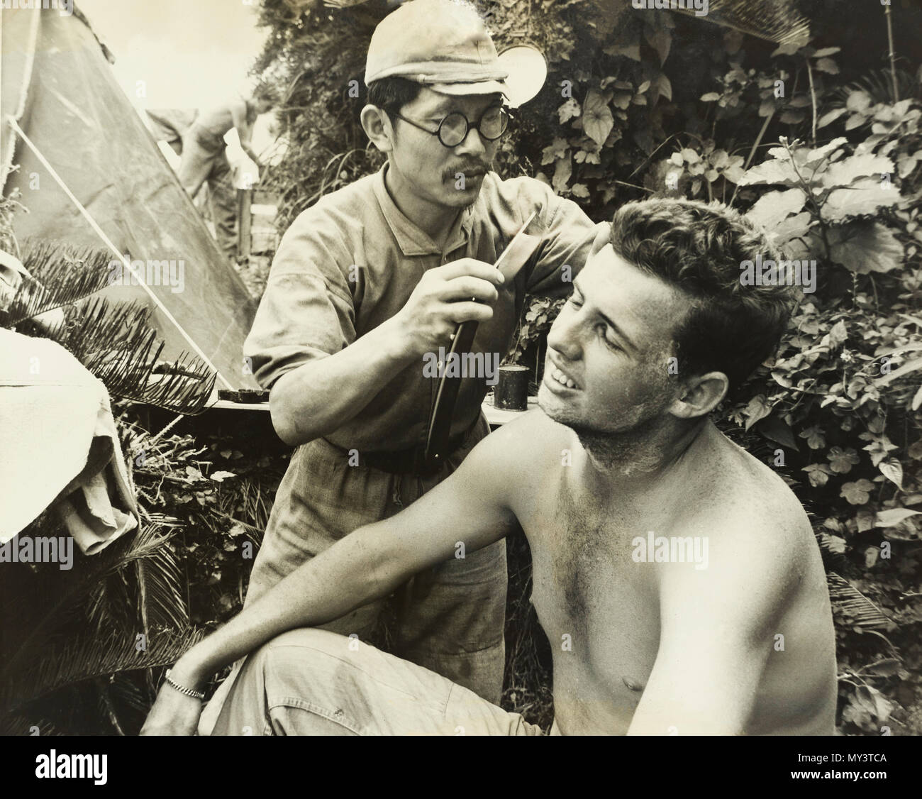 La Seconde Guerre mondiale photo - Okinawa Banque D'Images