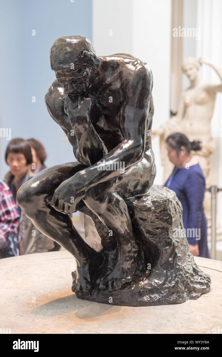 Rodin, le penseur le penseur,,,British Museum,Londres,Angleterre,capital,UK,GB,English,la,Europe,Europe, Banque D'Images