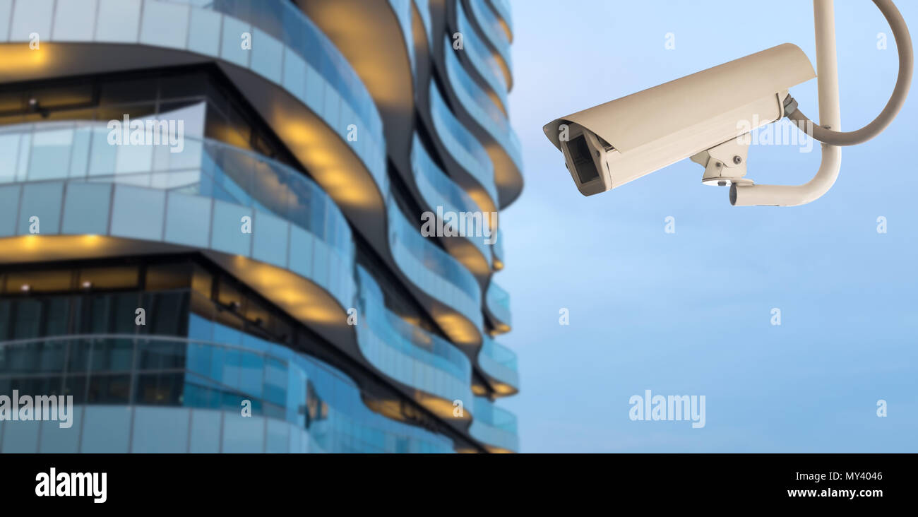 Caméra de surveillance ou de surveillance des activités à l'extérieur Balcon  Bureau Photo Stock - Alamy