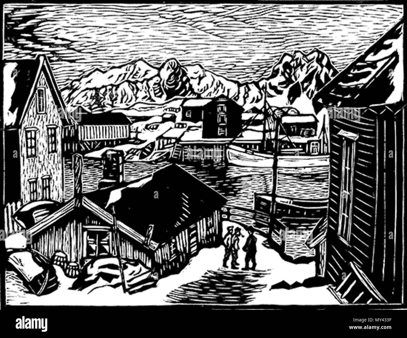 578 ; j'bakgrunnen Lillemolla Øen Svolvaer - John Savio Banque D'Images