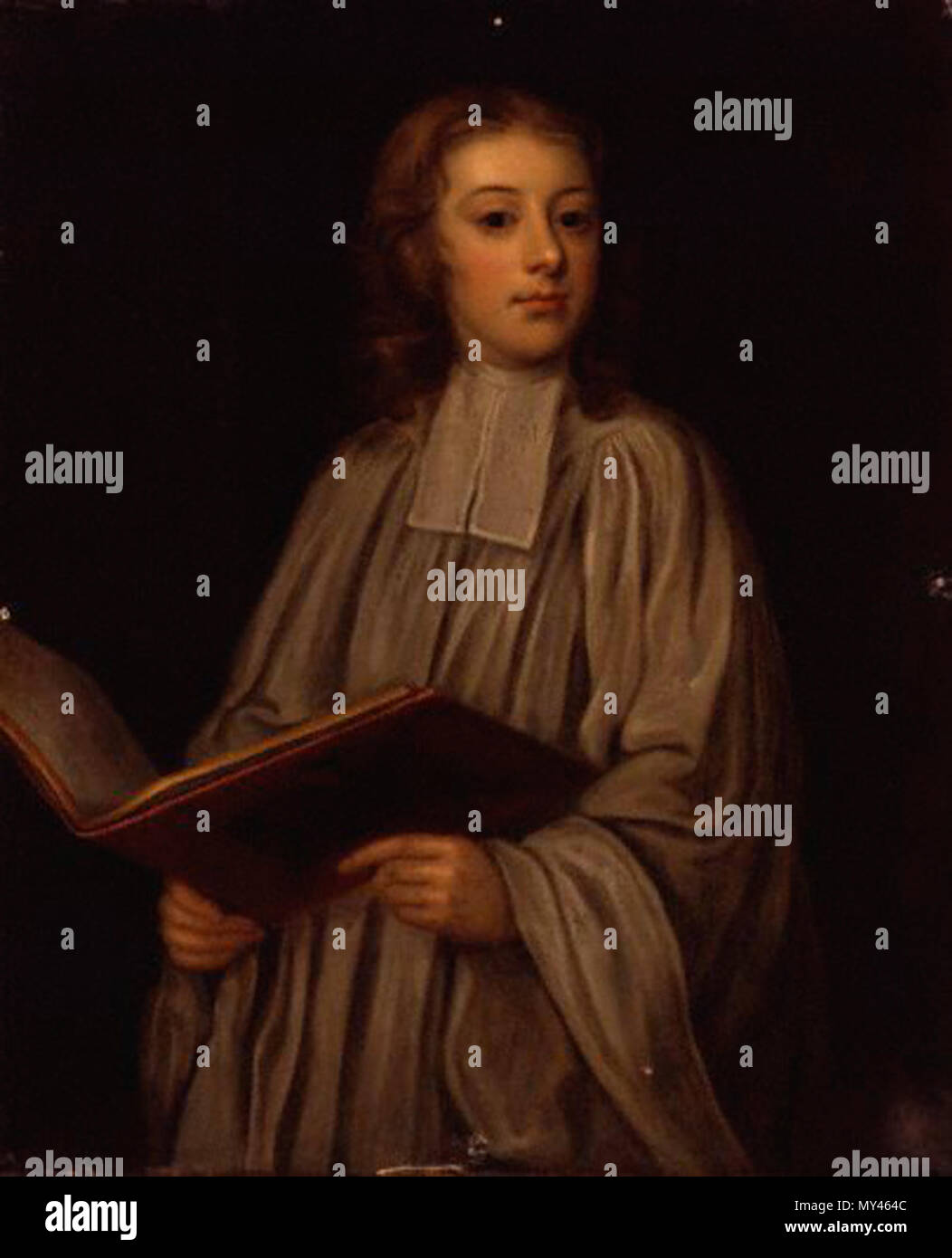. Anglais : William Croft (1678-1727) . vers 1690. WilliamCroftChoirboy 565 inconnu Banque D'Images