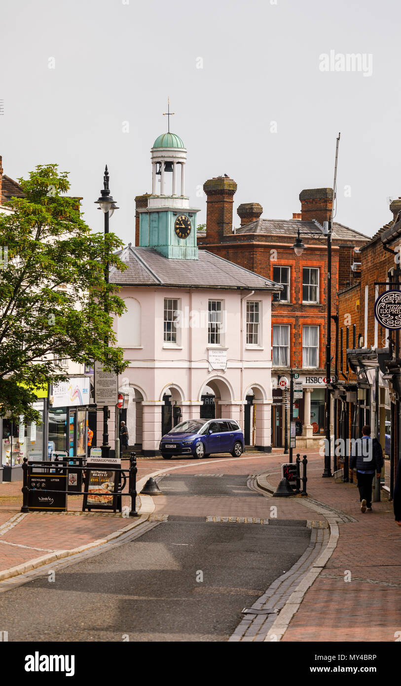 Le Pepperpot, ancienne mairie, Godalming, un petit marché de la ville historique près de Guildford, Surrey, Angleterre du Sud-Est, Royaume-Uni Banque D'Images