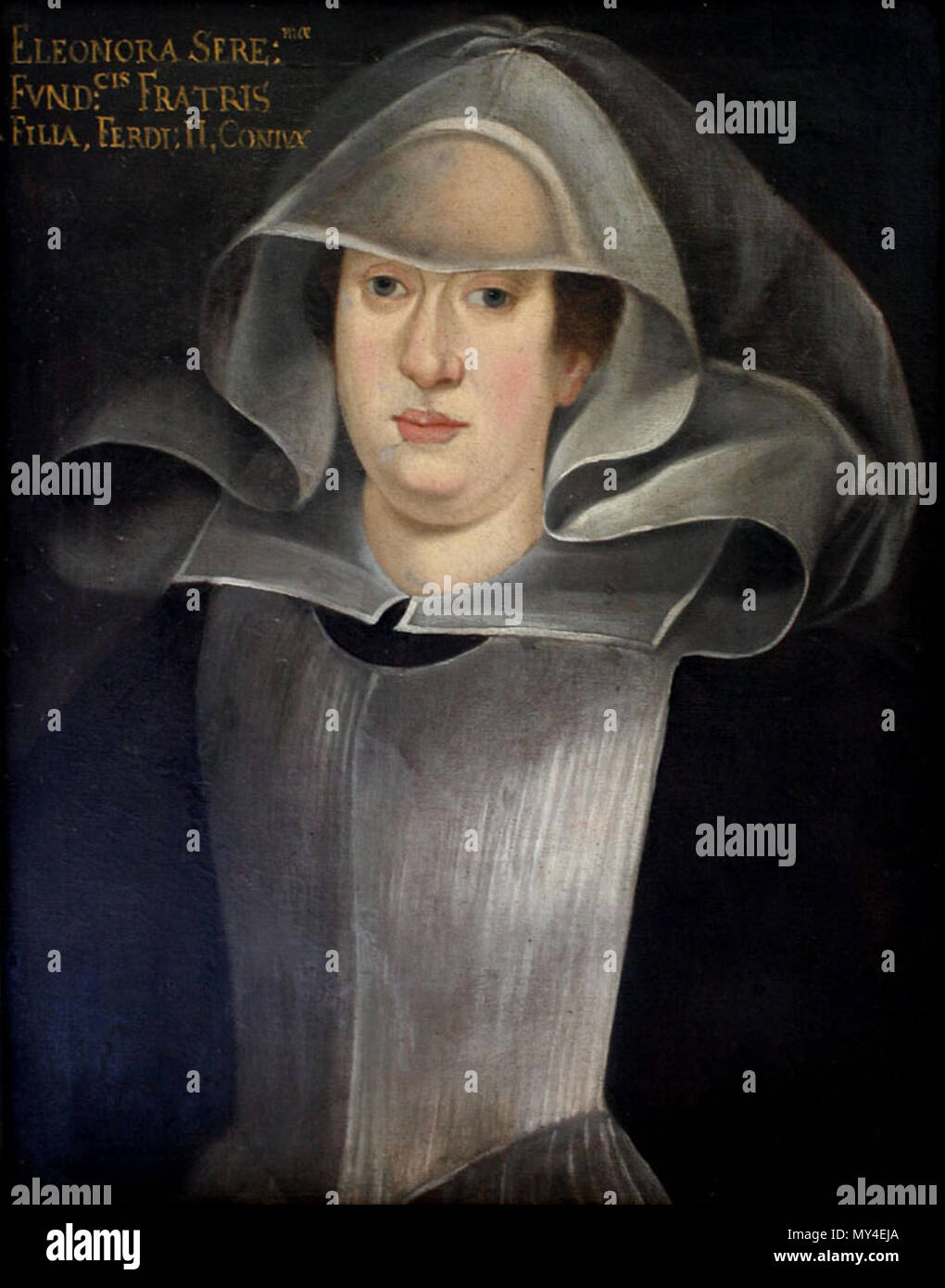 . Anglais : Eleonora Gonzaga (1598-1655) . 13 janvier 2010. 157 Inconnu Eleanore Gonzaga de deuil Banque D'Images