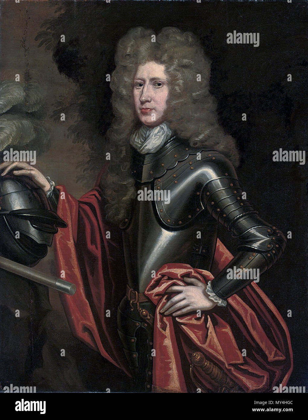 . Anglais : Portrait de William Keith, 9e comte Marischal (c.1664-1712). 17e siècle. Inconnu, cercle de Monsieur Jean Baptiste de Medina 541 Inconnu, cercle de Monsieur Jean Baptiste de Medina - Portrait de William Keith, 9e comte Marischal (c.1664-1712) Banque D'Images