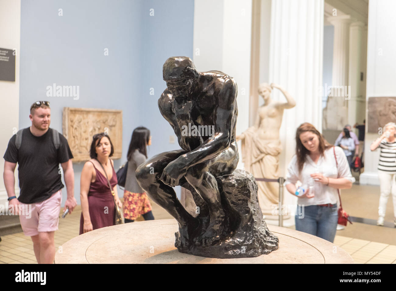 Rodin, le penseur le penseur,,,British Museum,Londres,Angleterre,capital,UK,GB,English,la,Europe,Europe, Banque D'Images