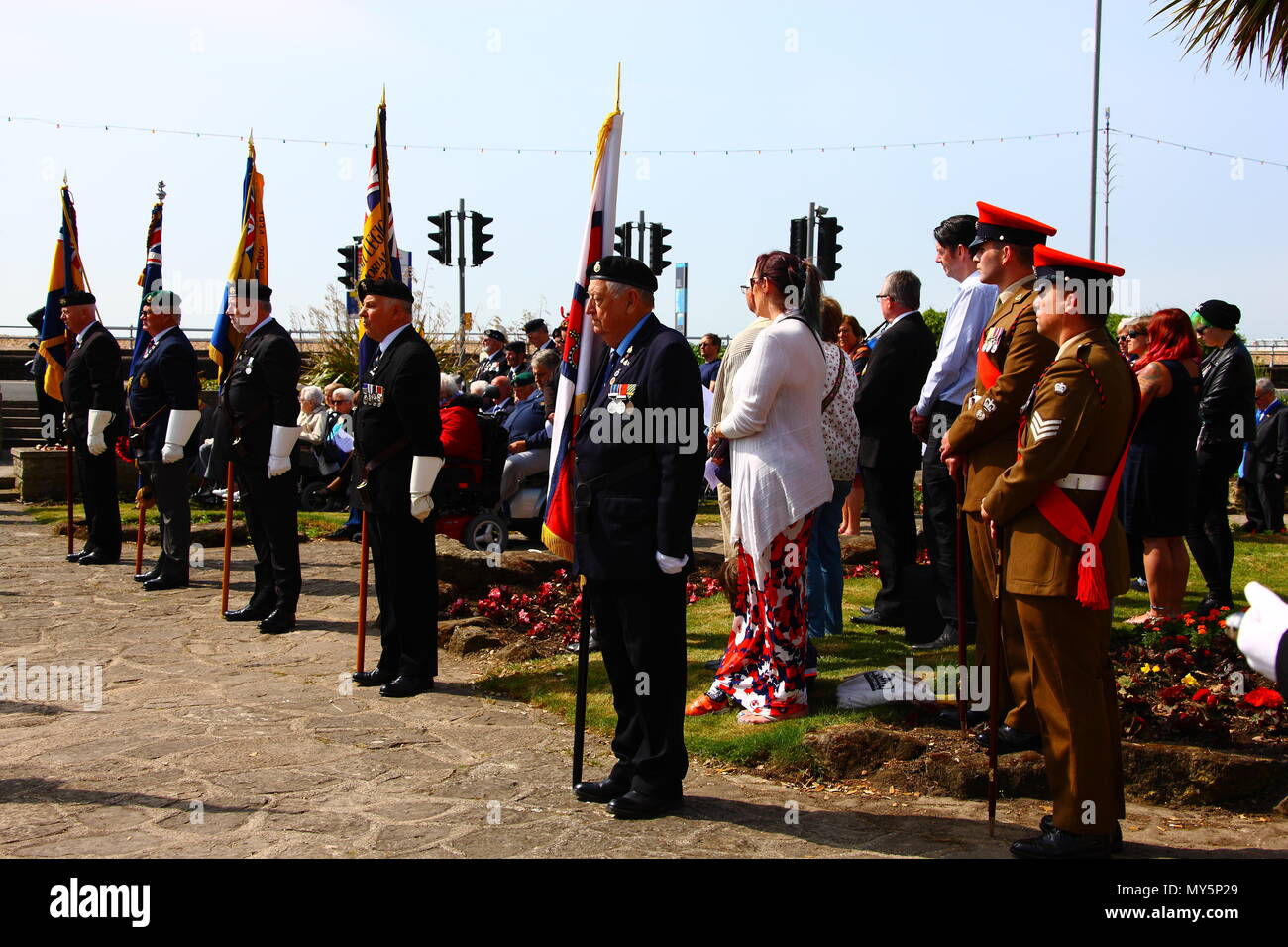 Portsmouth, Royaume-Uni. 6 juin, 2018. Service d Jour annuel du souvenir organisée par la Royal British Legion. Credit : Photographie FSM/Alamy Live News Banque D'Images