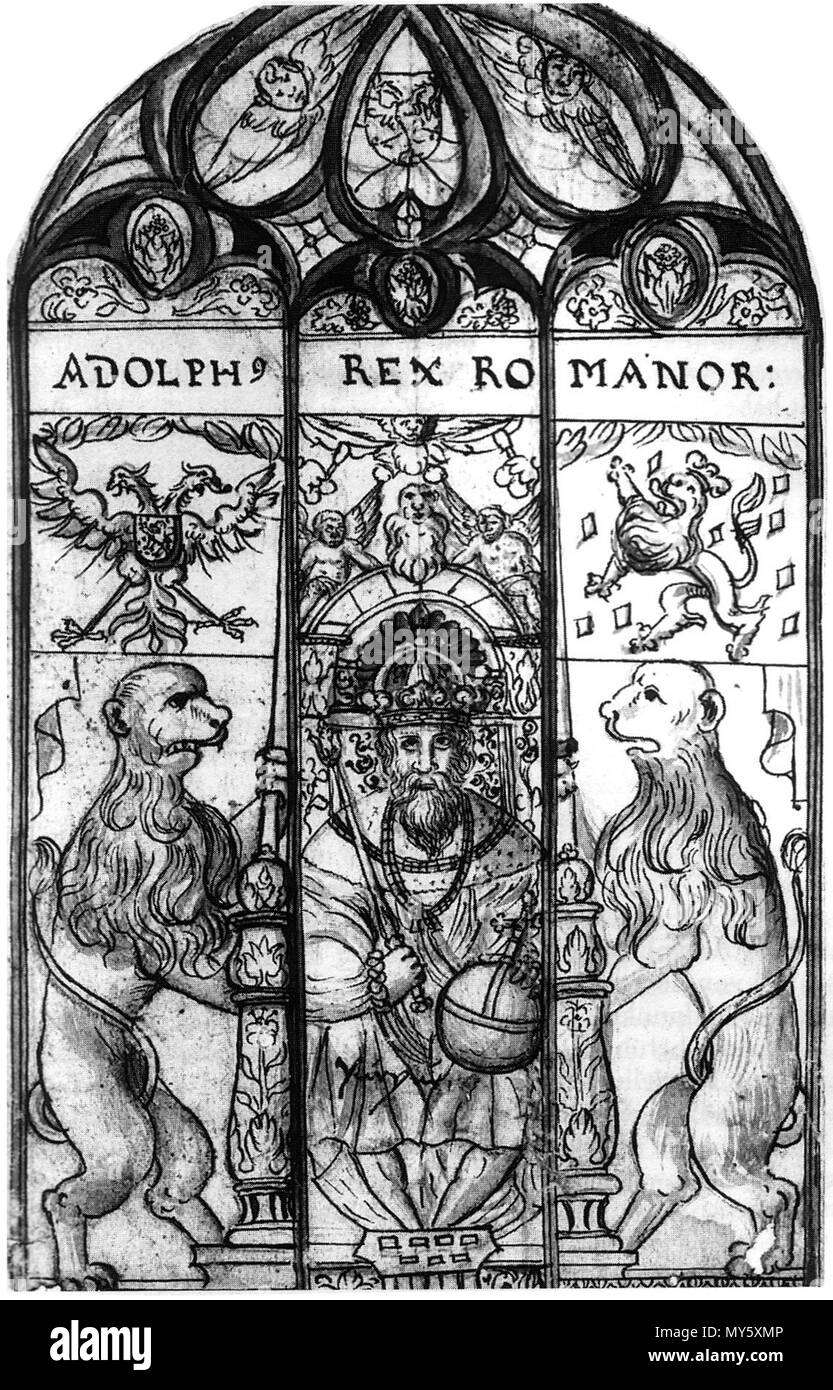 24 Adolf von nassau glasfenster Banque D'Images