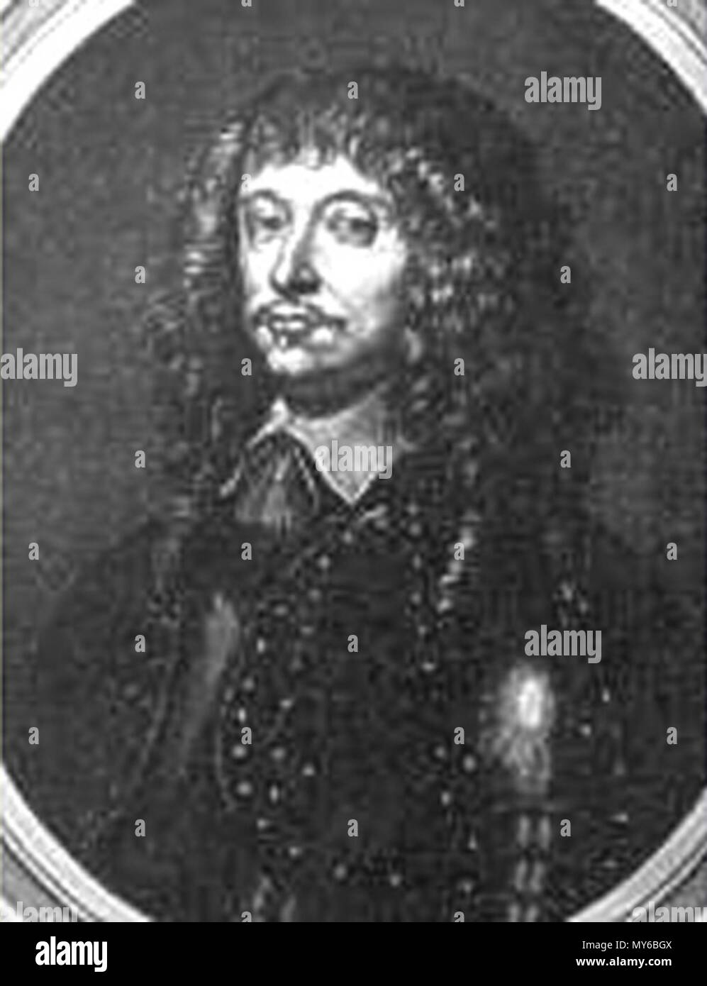 . En:Category:Pologne-lituanie images historiques . deuxième moitié du XVII siècle. inconnue, copperplate de XVII siècle, auteur de la photo inconnu 79 Boguslaw Radziwill (1620-1669) Banque D'Images