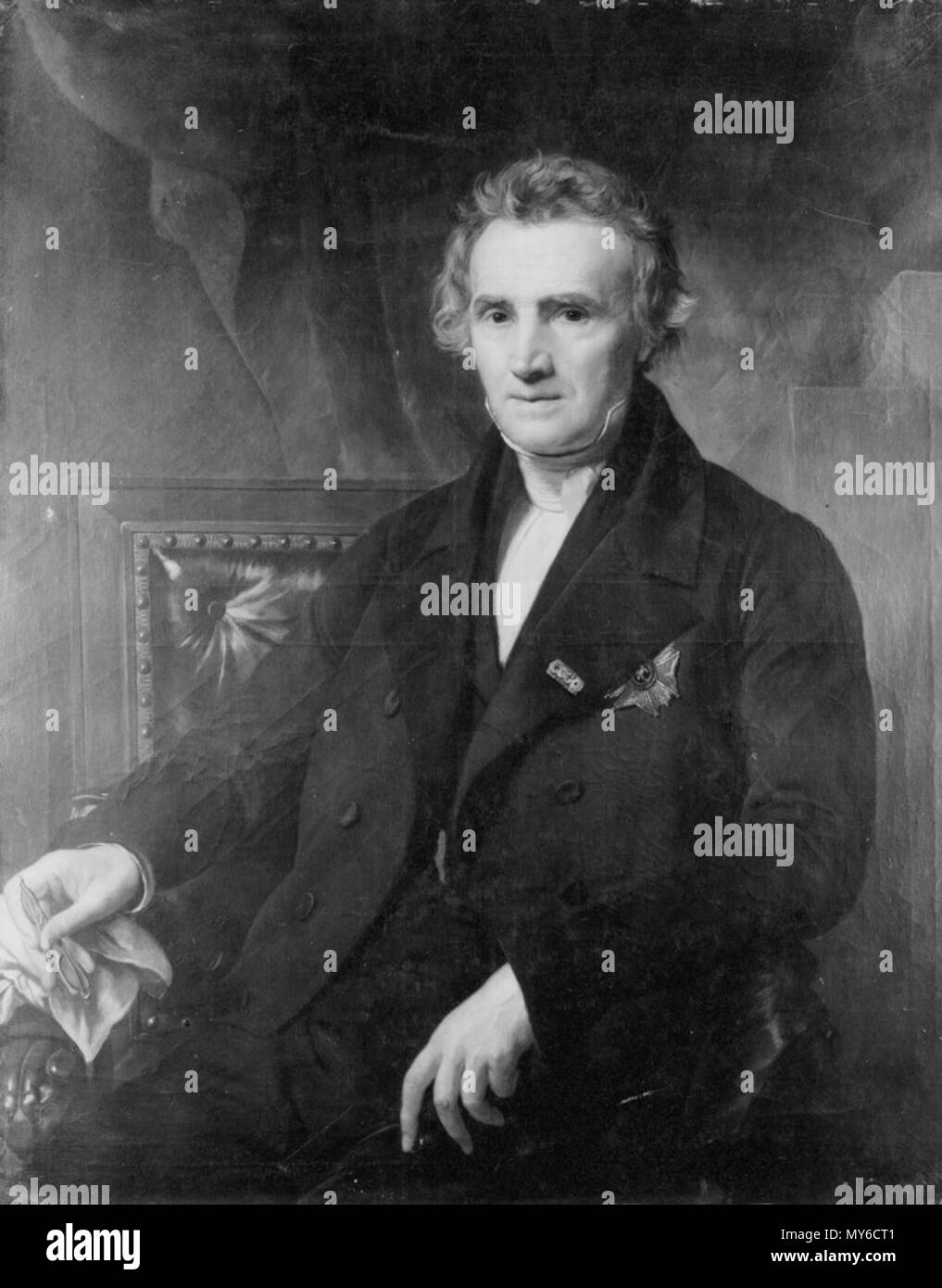 . English : Étienne-Constantin de Gerlache (1785-1871- . 19e siècle. François-Joseph Navez 151 E. de Gerlache Banque D'Images