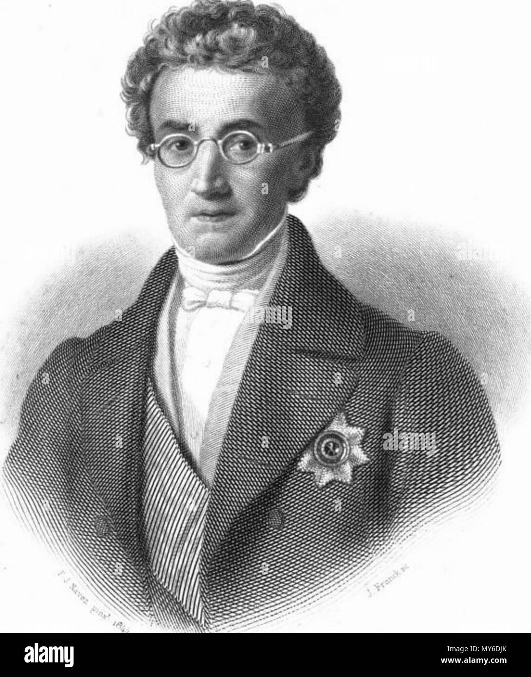 . English : Étienne de Gerlache (1785-1871) . 19e siècle. 170 Inconnu Etienne-Constantin de Gerlache Banque D'Images