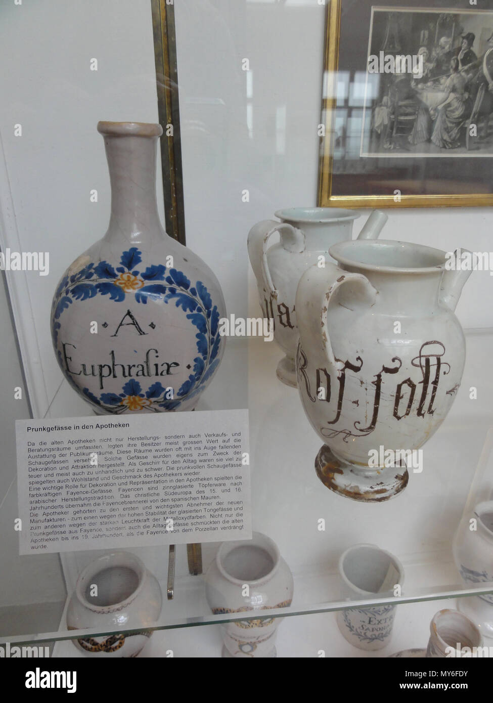 . Bâle - Pharmazie-Historisches Museum Deutsch : Prunkgefässe J.O. 6 octobre 2012, 14:52:12. Utilisateur:64 2012-10-06 Mattes Bâle Lot 4 (4) Banque D'Images