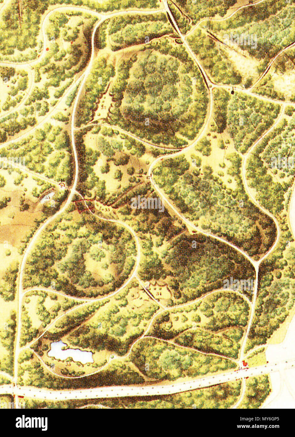 298 Waldtälerpartie Klein-Glienicke Banque D'Images