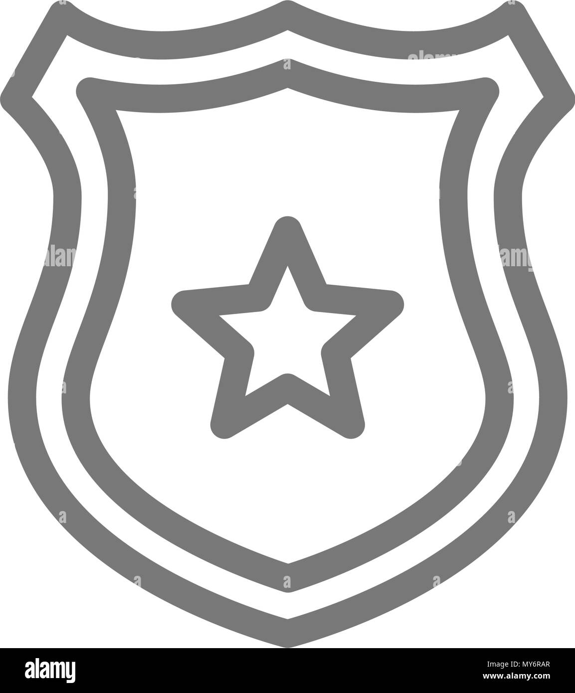 Federal Police Badge Banque d'images vectorielles - Alamy