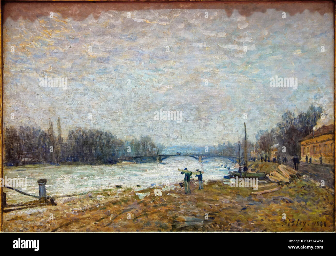 324 Lille PdBA sisley apres la débâcle Banque D'Images