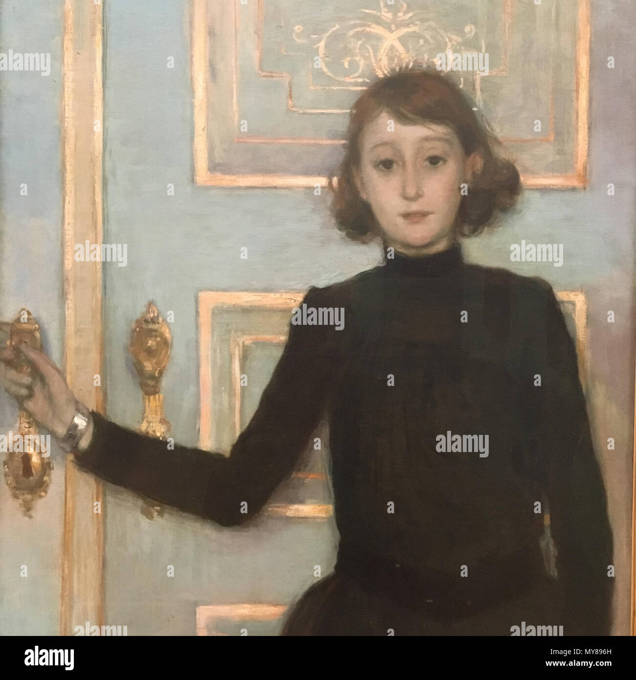 . Portrait de Marguerite van Mons (détail) . Anglais : Wiki Loves Art Belgique en 2016 - Musée des Beaux-Arts, Gand, Theo Van Rysselberghe, Portrait de Marguerite van Mons (détail) English : Wiki Loves Art Belgique en 2016 - Musée des Beaux-Arts, Gand, Théo Van Rysselberghe, Portrait de Marguerite van Mons (détail) C'est un fichier créé au musée : Musée des beaux-arts de Gand . 1886 ; 2016-08-20. Vinciane Lacroix 562 Wiki Loves Art Belgique en 2016 - Musée des Beaux-Arts, Gand, Theo Van Rysselberghe, Portrait de Marguerite van Mons (détail) 01 Banque D'Images