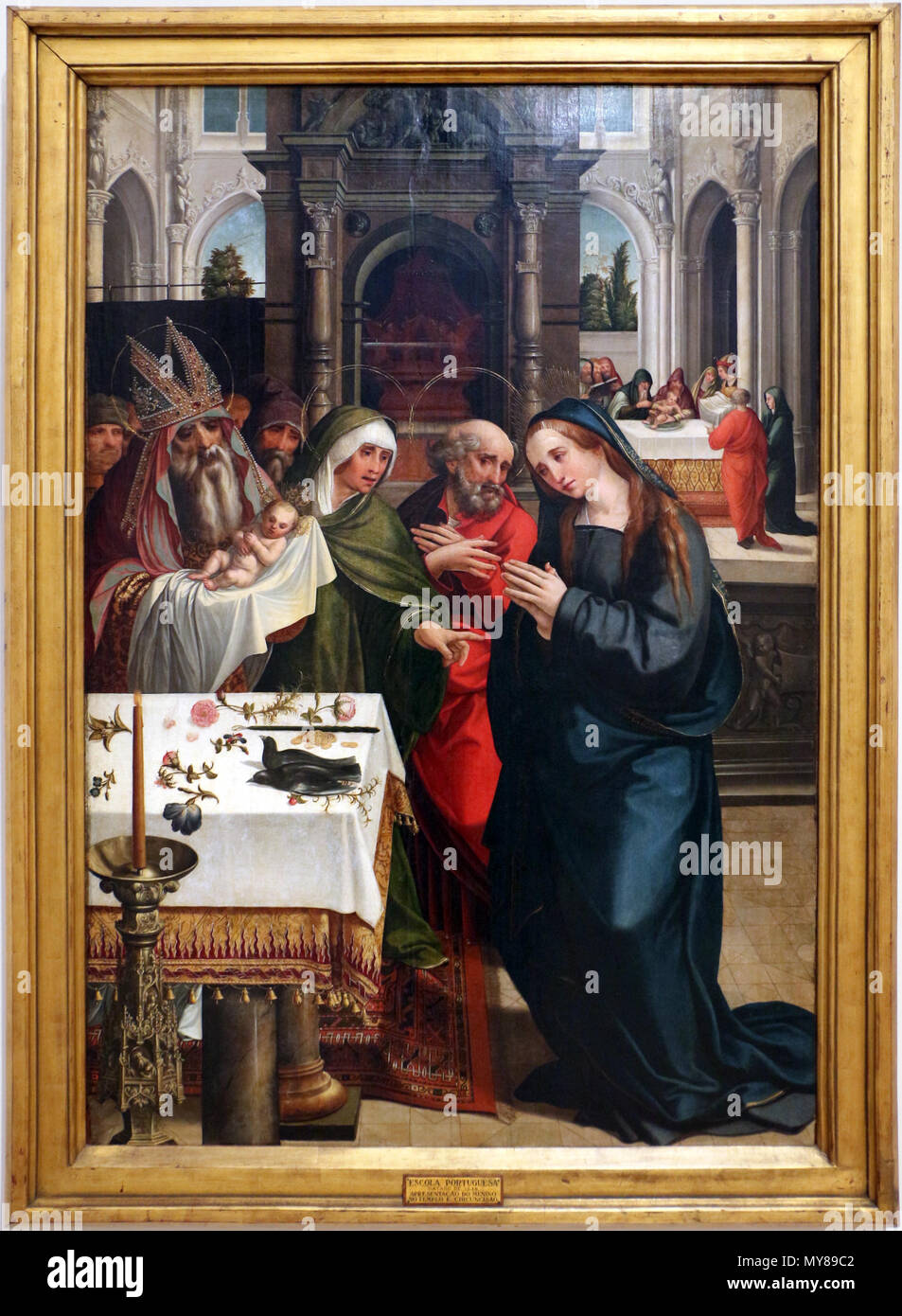 202 Garcia Fernandes, presentazione di Gesù al Tempio, 1538, 01 Banque D'Images