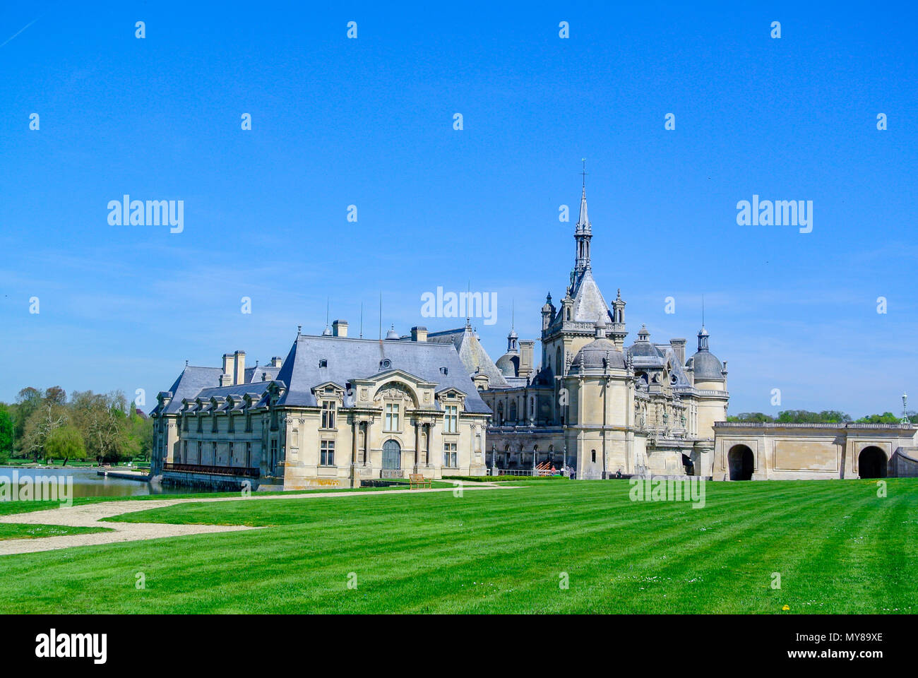 Château de Chantilly Château de Chantilly (Oise, France), Banque D'Images