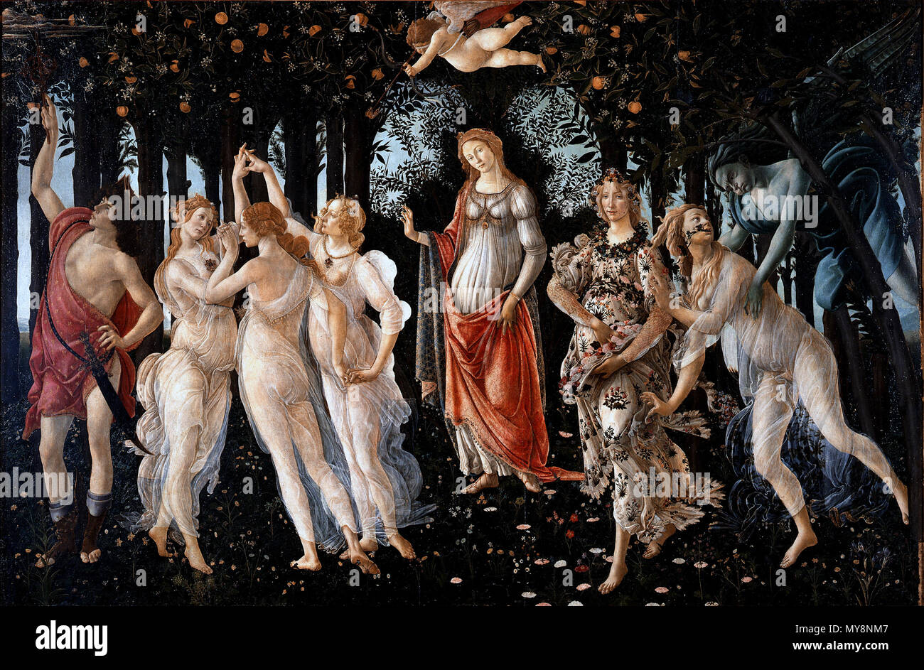 . Anglais : le ressort . 26 mai 2016, 20:08:08. Botticelli 437 Primavera de Botticelli Banque D'Images