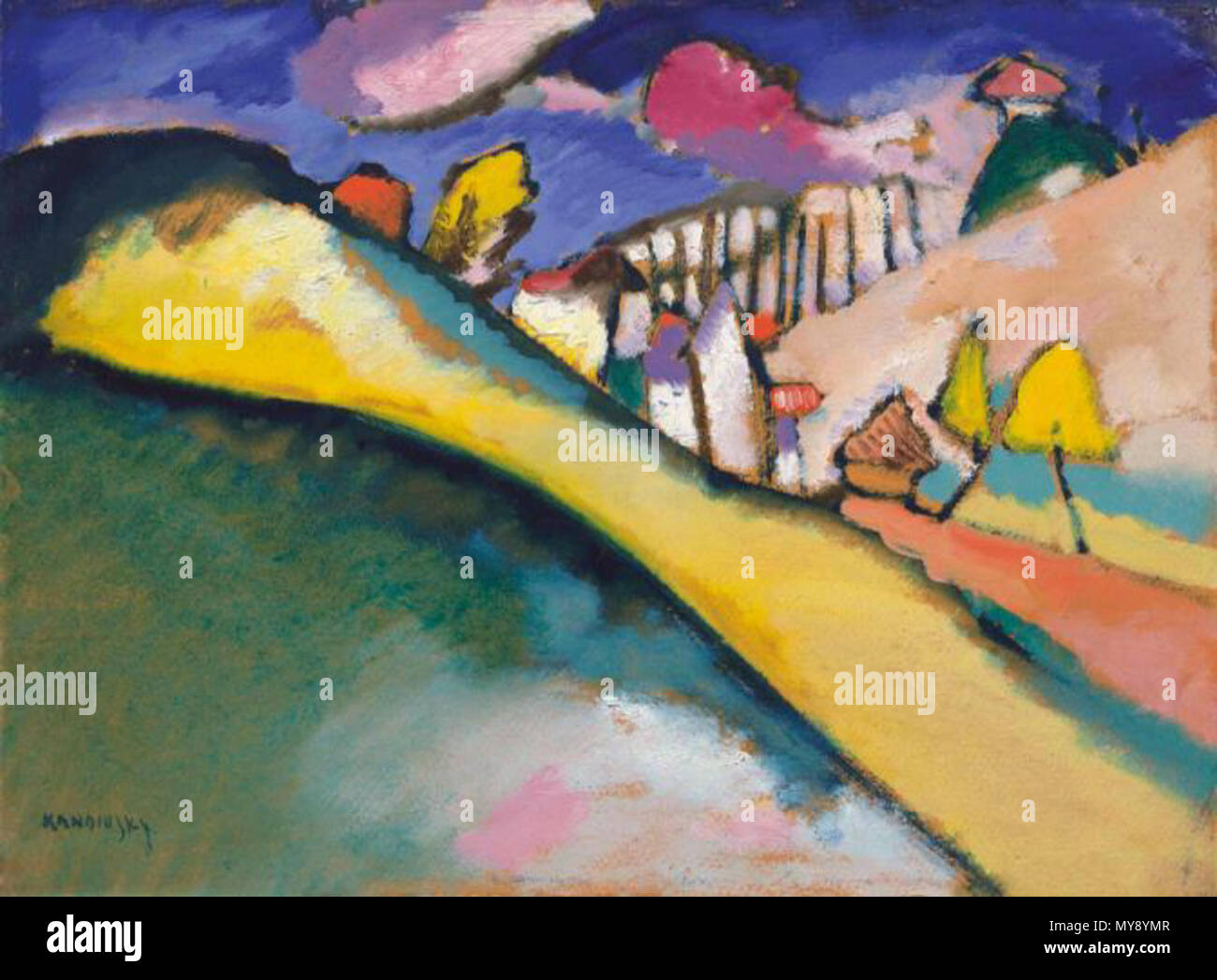 506 Studie für Landschaft (Dünaberg) Banque D'Images
