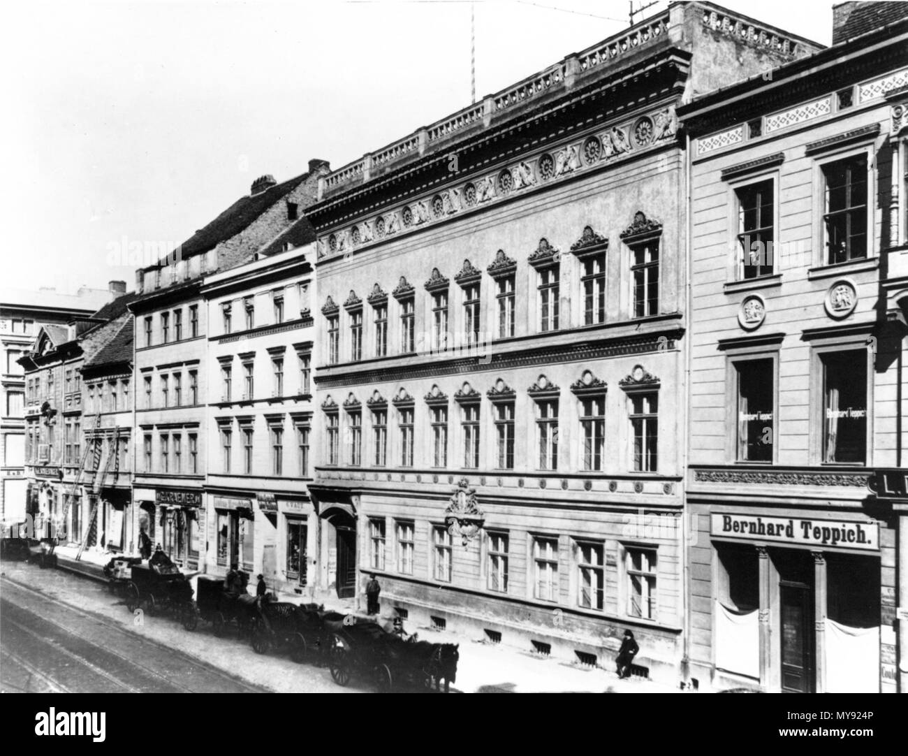 . English : 1885- la maison des Blankenfeld à Berlin . 14 décembre 2013, 10:21:15. inconnu plus de 120 ans 91885-haus von Berlin blankenfelde Banque D'Images