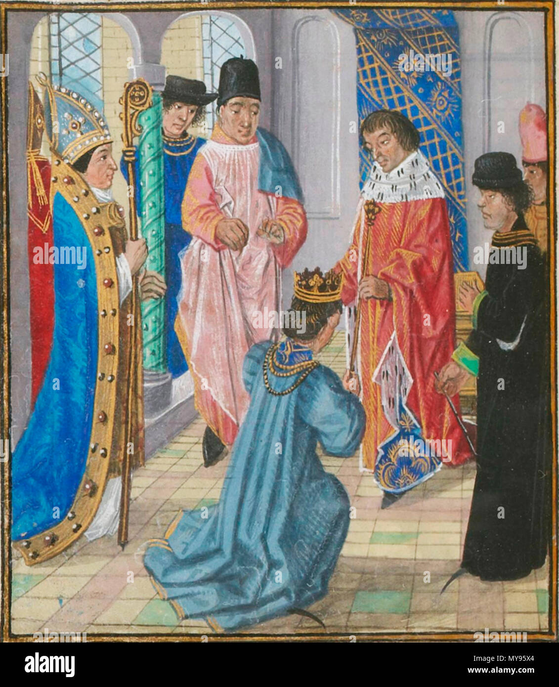 . Anglais : Abdication de Richard II d'Angleterre Čeština : Abdikace Richarda II. 15e siècle. Inconnu 20 Abdikace Richarda2 Banque D'Images