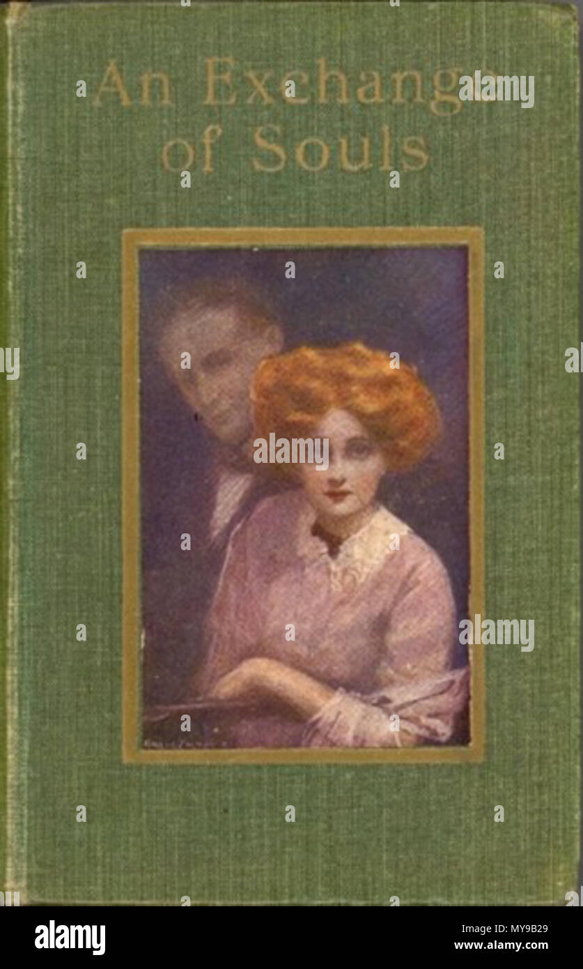 . Anglais : Capot de Barry du roman d'horreur surnaturelle de la douleur d'un échange d'Âmes, Londres : Eveleigh Nash, 1911. 1911. 37 anonyme d'un échange d'Âmes - Douleur Barry Banque D'Images