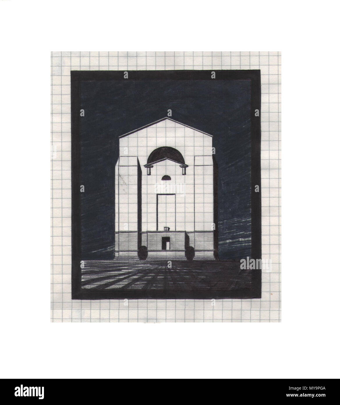 . Italiano : Arnaldo Dell'Ira (1903-1943), Piazza sul mare un Livourne, schizzo di amministrazione, . 12 mars 2014, 13:12:16. Arnaldo Dell'Ira (1903-1943) 50 Arnaldo Dell'Ira (1903-1943), Piazza sul mare un Livourne, schizzo di amministrazione Banque D'Images