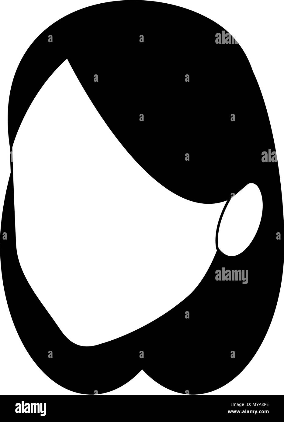 Vue de dessus du terrain de soccer en noir et blanc Illustration de Vecteur