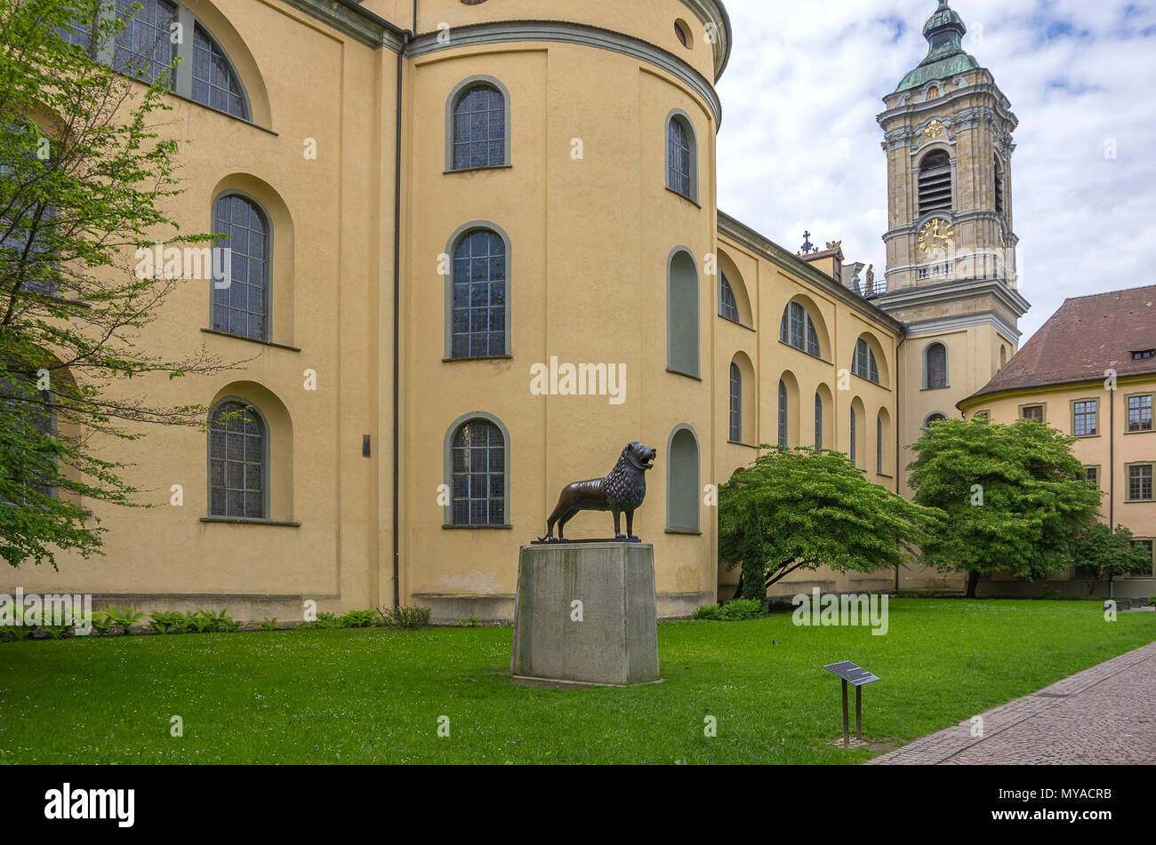 Basilique de Saint Martin, Weingarten, Baden-Wurttemberg, Allemagne. Banque D'Images