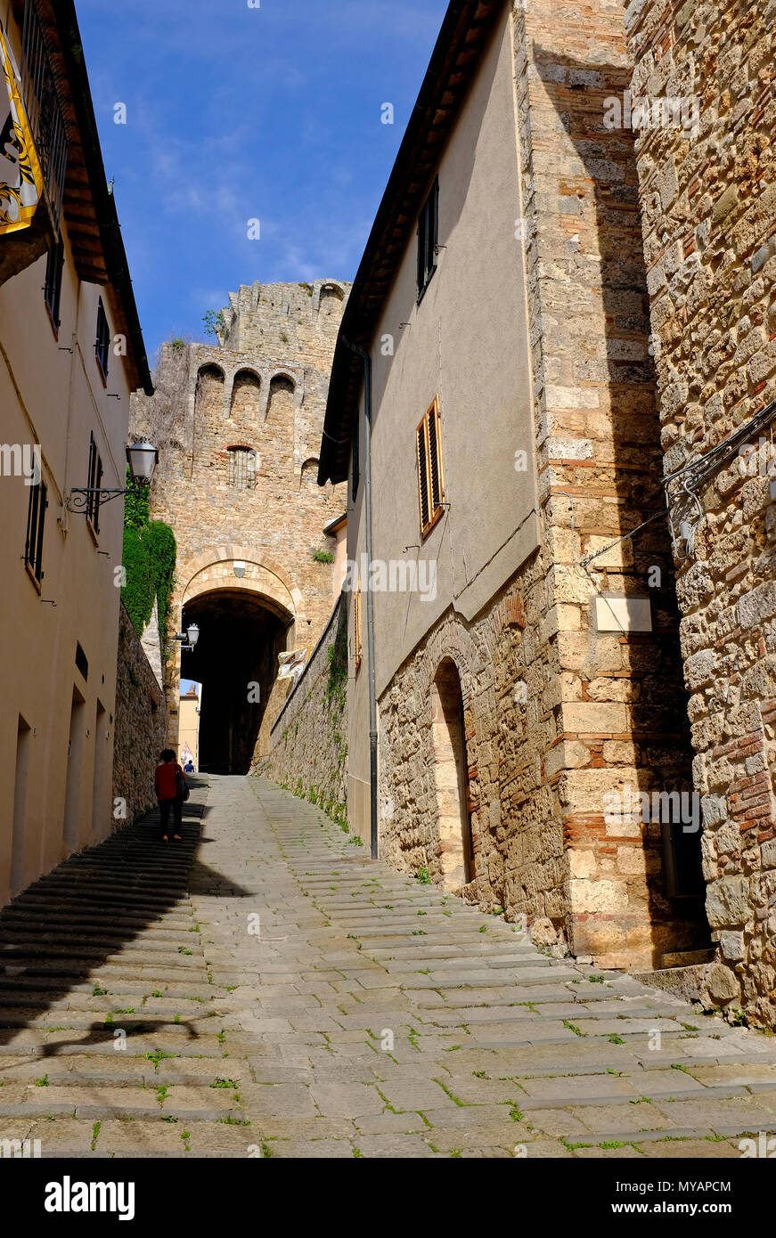 Massa Marittima, toscane, italie Banque D'Images