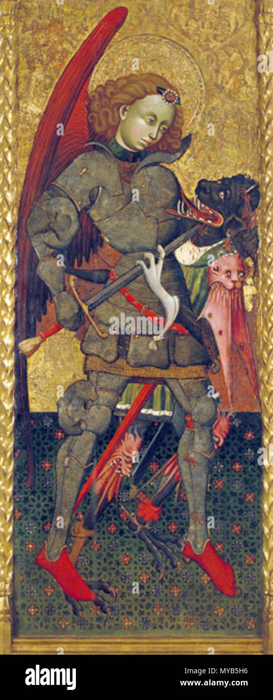 76 Blasco de vélo- Sant Miquel Arcàngel-MNAC Banque D'Images