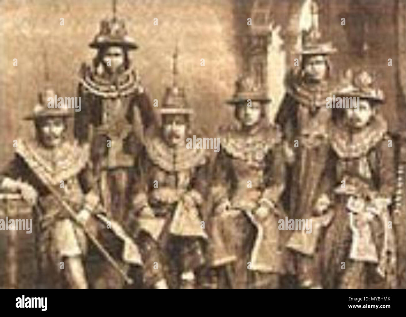 . Anglais : mission birmane en France . 1873 ou 1884. Inconnu 91 mission birmane en France Banque D'Images