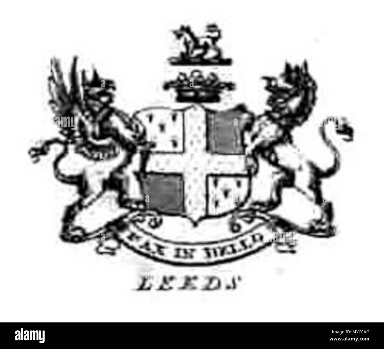 . Armoiries du duc de Leeds . Date inconnue. Inconnu 116 armoiries des Duc de Leeds Banque D'Images