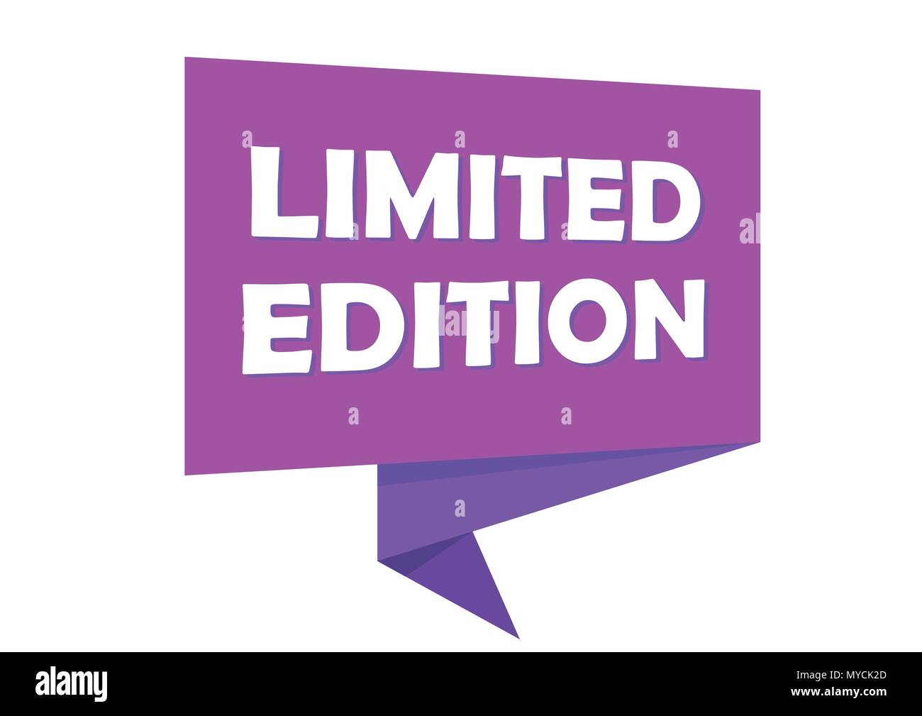 Vector conception de bannière en édition limitée Illustration de Vecteur