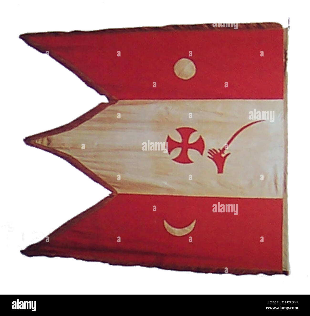 . Un drapeau de la première révolte serbe. avant 1807. 180 inconnu première révolte serbe drapeau pré-1807 Banque D'Images