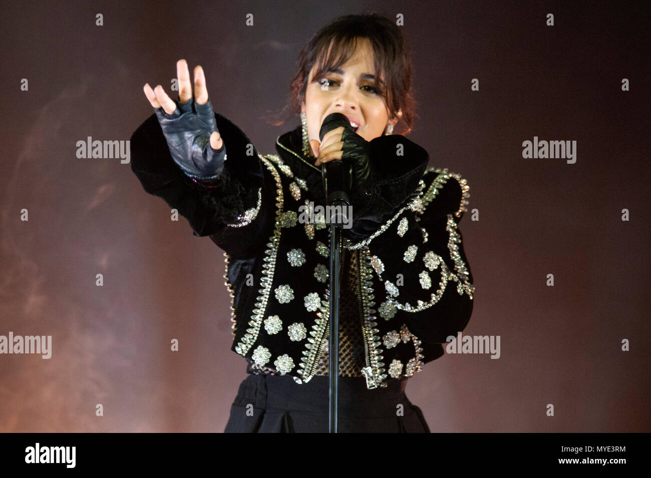 Camila Cabello, jamais le même voyage, 02 Academy, Birmingham, UK. 6e juin 2018. Crédit : Antony l'ortie/Alamy Live News Banque D'Images