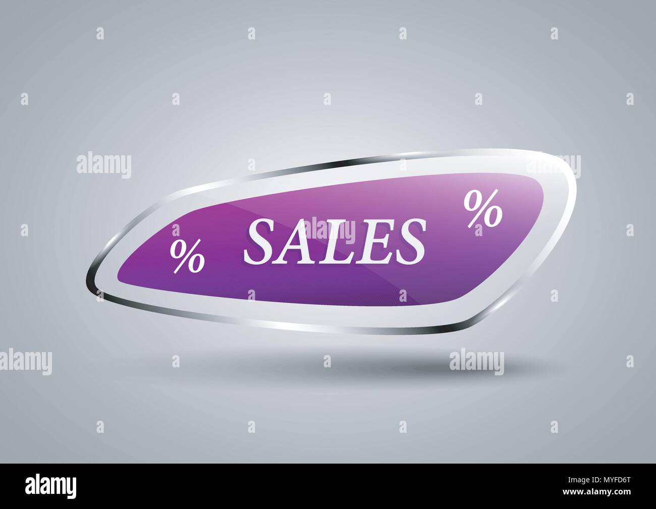 Vente de vecteur conception bannière de verre Illustration de Vecteur