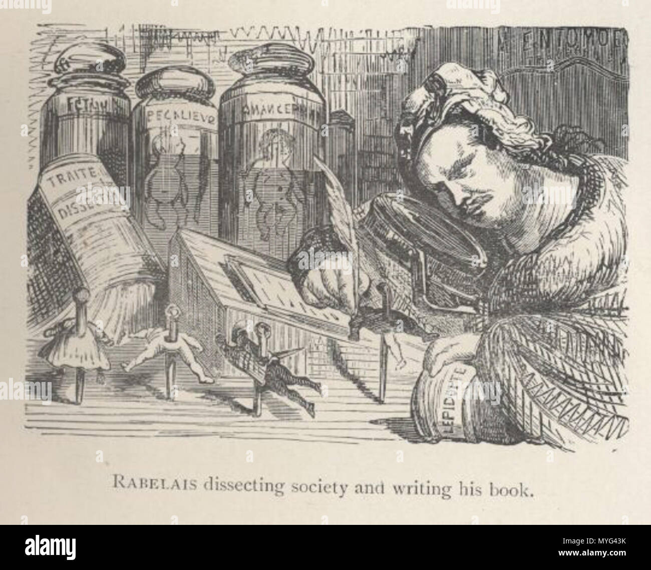 . Anglais : l'illustration de Gargantua et Pantagruel par l'artiste français, Gustave Dore. 24 février 2016. Gustave Dore 224 Gustave Dore XII Banque D'Images