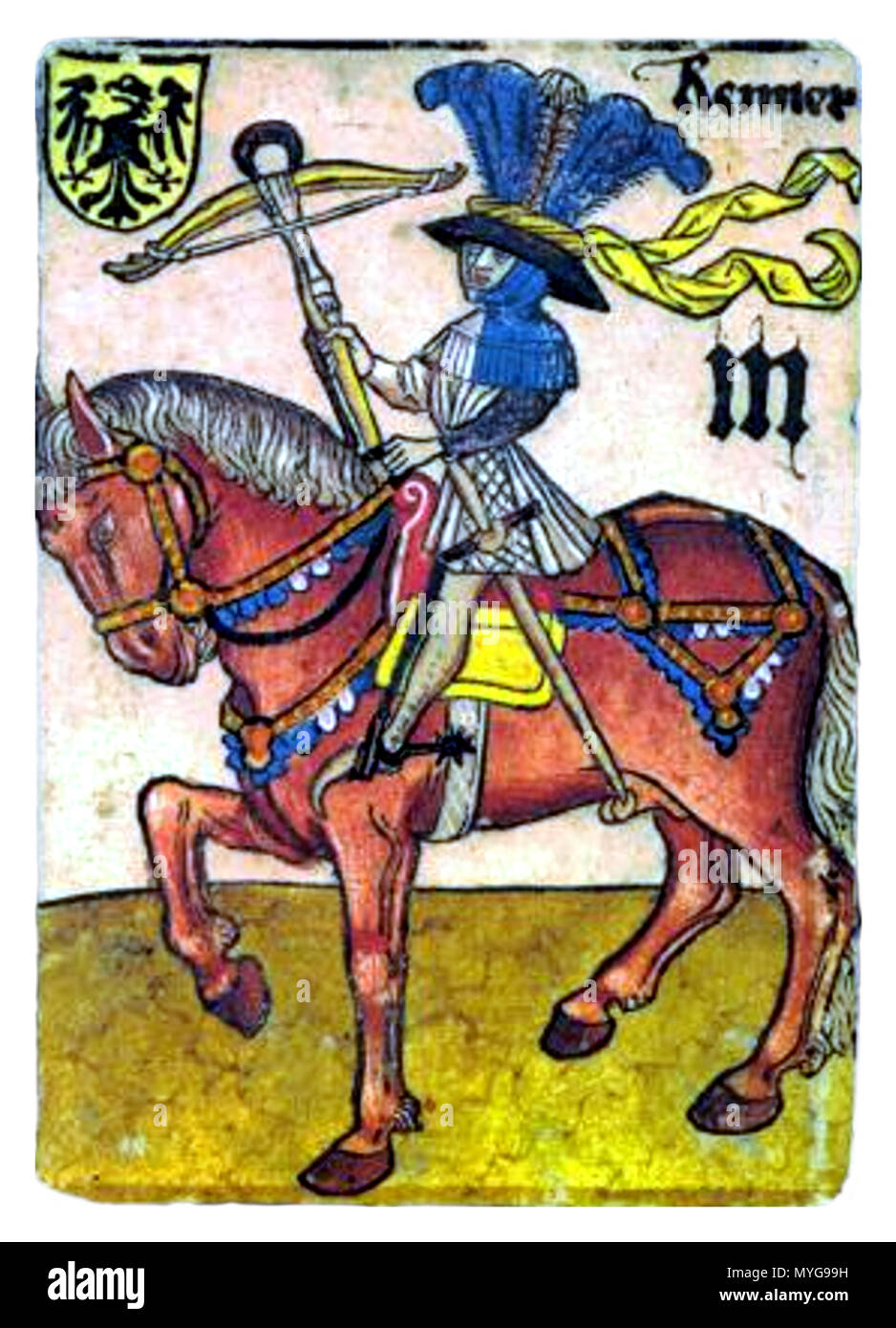 243 Hofämterspiel - Deutschland - III Renner Banque D'Images