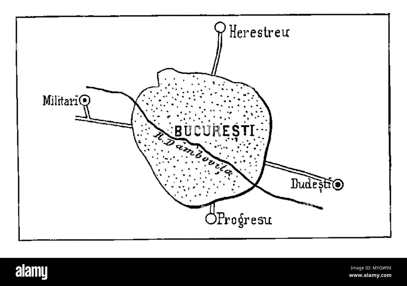 256 Imprejurimile oraşuluĭ Bucureştĭ Banque D'Images