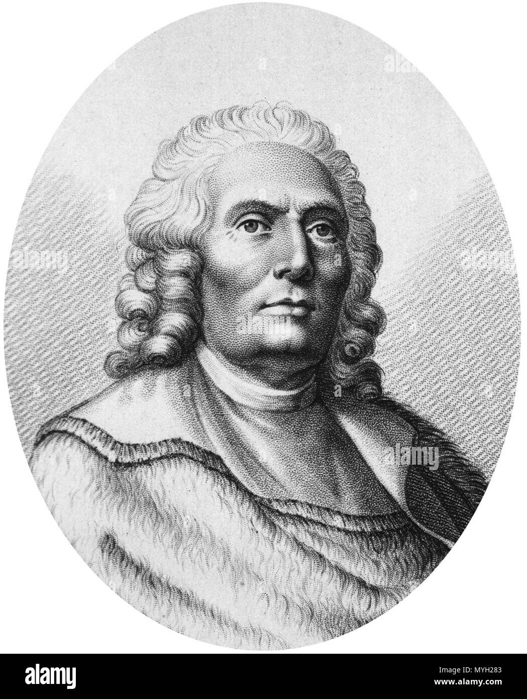 . Français : Jean Astruc (1684 - 1766) . Date inconnue. Gravée par Ambroise TARDIEU (1788-1841) 270 Jean Astruc 02 Banque D'Images