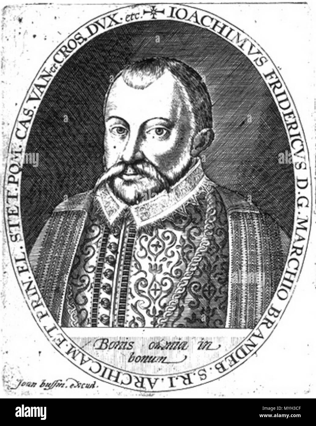 . Joachim Friedrich (* 1546 † ; 1608), Prince-Elector de Brandebourg et régent de Prusse . Entre 1580 et 1613. Johann Bussemacher, actif entre 1594 et 1608 275 Joachim Friedrich von Brandenburg Banque D'Images